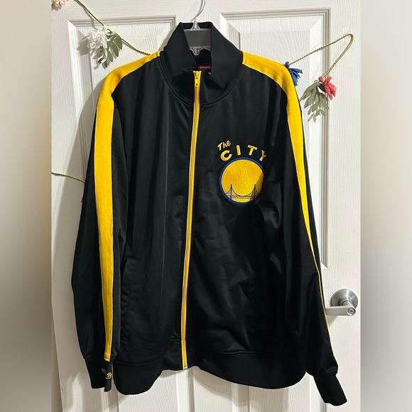 Mitchell & Ness The City Golden State Warriors Track Jacket - 2XL - Picture 1 of 8